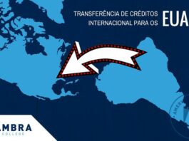 Transferindo créditos do Brasil para os Estados Unidos