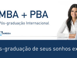 MBA no Brasil e PBA nos Estados Unidos