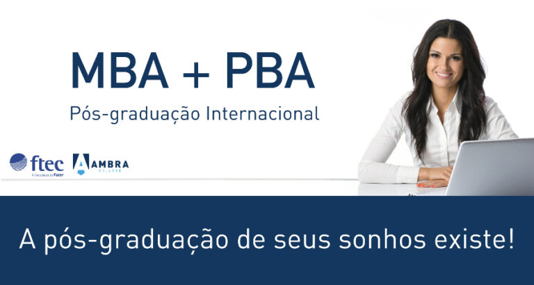 MBA no Brasil e PBA nos Estados Unidos