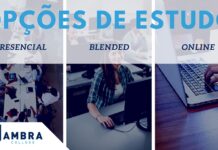 Opções de estudos no curso de direito da Ambra College