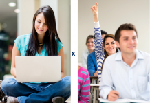 Educação presencial ou online? Educação presencial ou online?