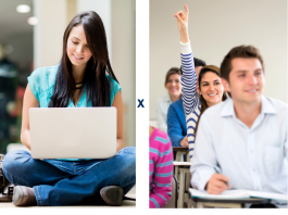 Educação presencial ou online?