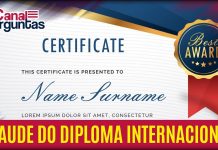 O Golpe do Diploma Internacional