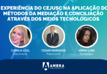 “Mês da Solução de Conflitos” chega ao fim com palestra sobre tecnologia